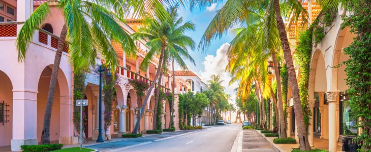 Street in Palm Beach, FL